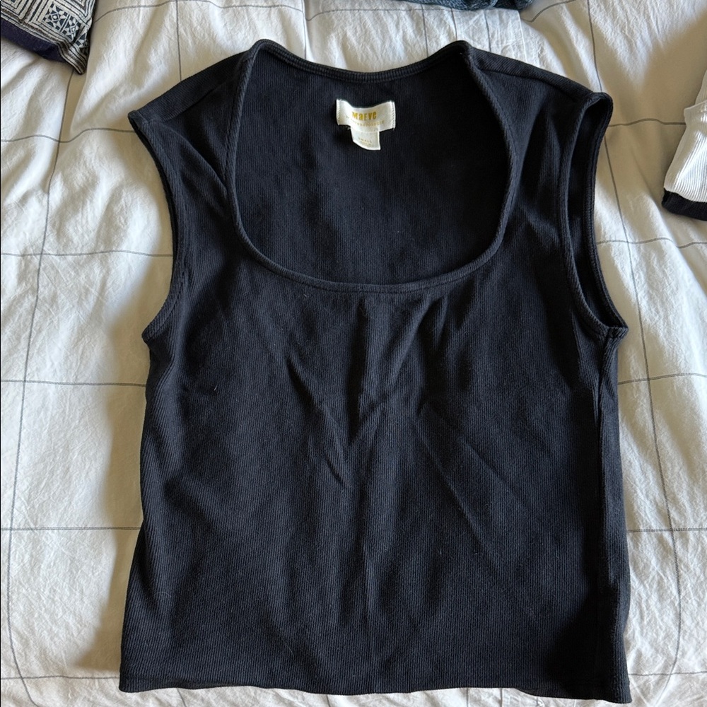 Maeve Black Tank Top